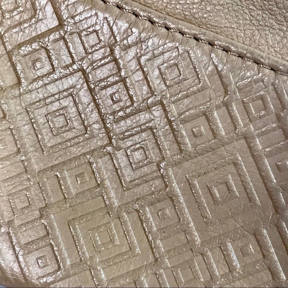 Sloane and Alex Sophia Large Leather Satchel Convertible Strap Bag - Picture 15 of 16